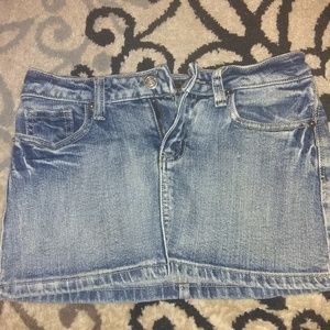 Jean Mini skirt